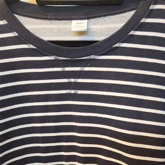 Womens Navy and White Striped Lightweight Sweater Size XXL - Picture 4 of 4
